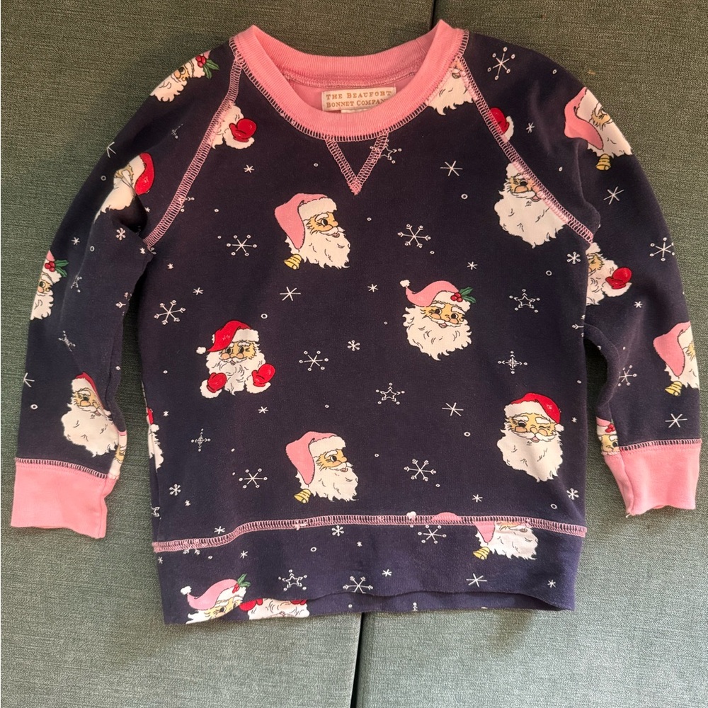The Beaufort Bonnet Company TBBC Dear Santa Cassidy Comfy Crewneck